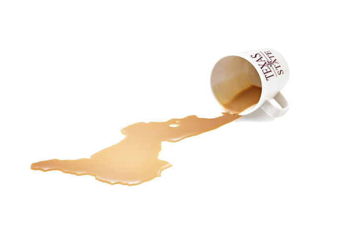 picture of spilled coffee